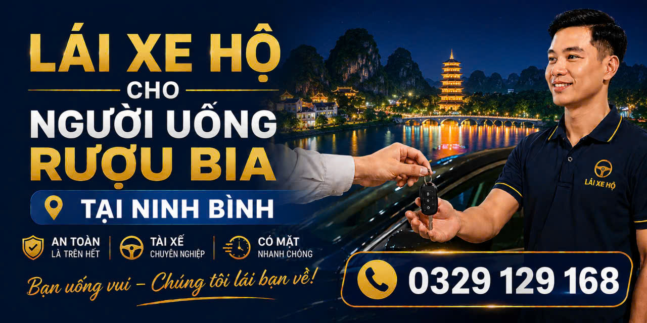 Lái xe hộ Ninh Bình