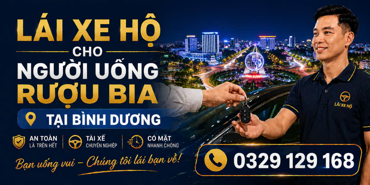 Lái xe hộ Bình Dương